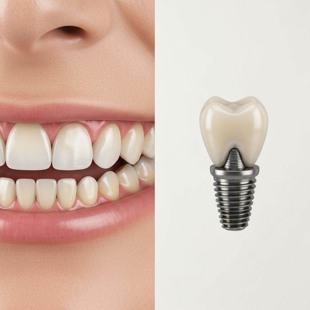 Implantes dentales vs puentes: Comparativa de costos