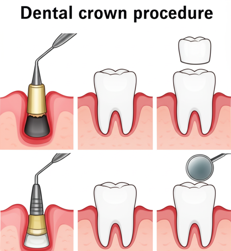 ¿Cuándo necesitas una corona dental?