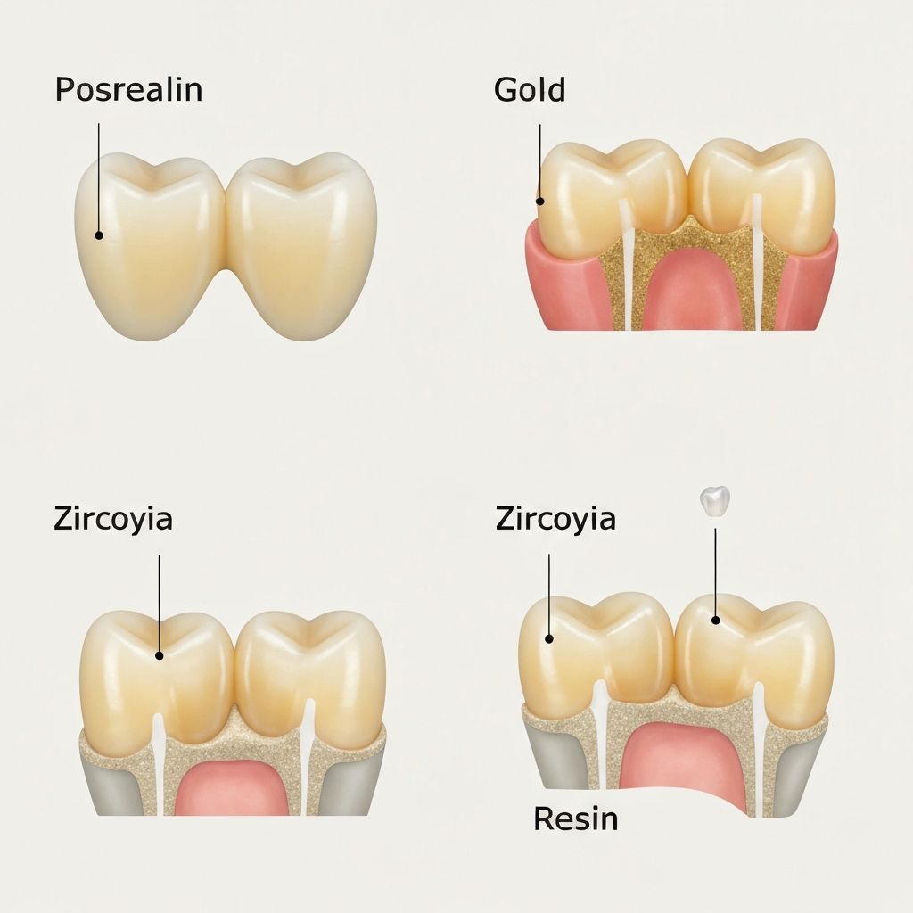 Tipos de coronas dentales y sus precios