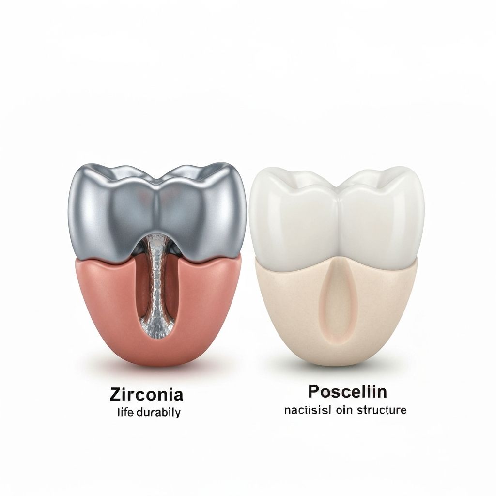 Corona de zirconio vs porcelana: Comparativa